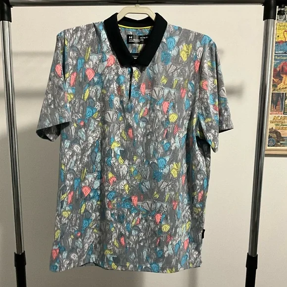 Stephen Curry Under Armour Golf Polo Size XL - Picture 1 of 5
